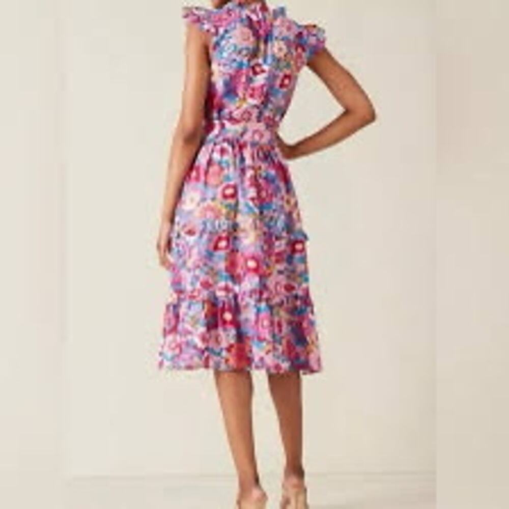 Figue Pippa Floral Tiered Ruffle Dress Size XL - Picture 2 of 13